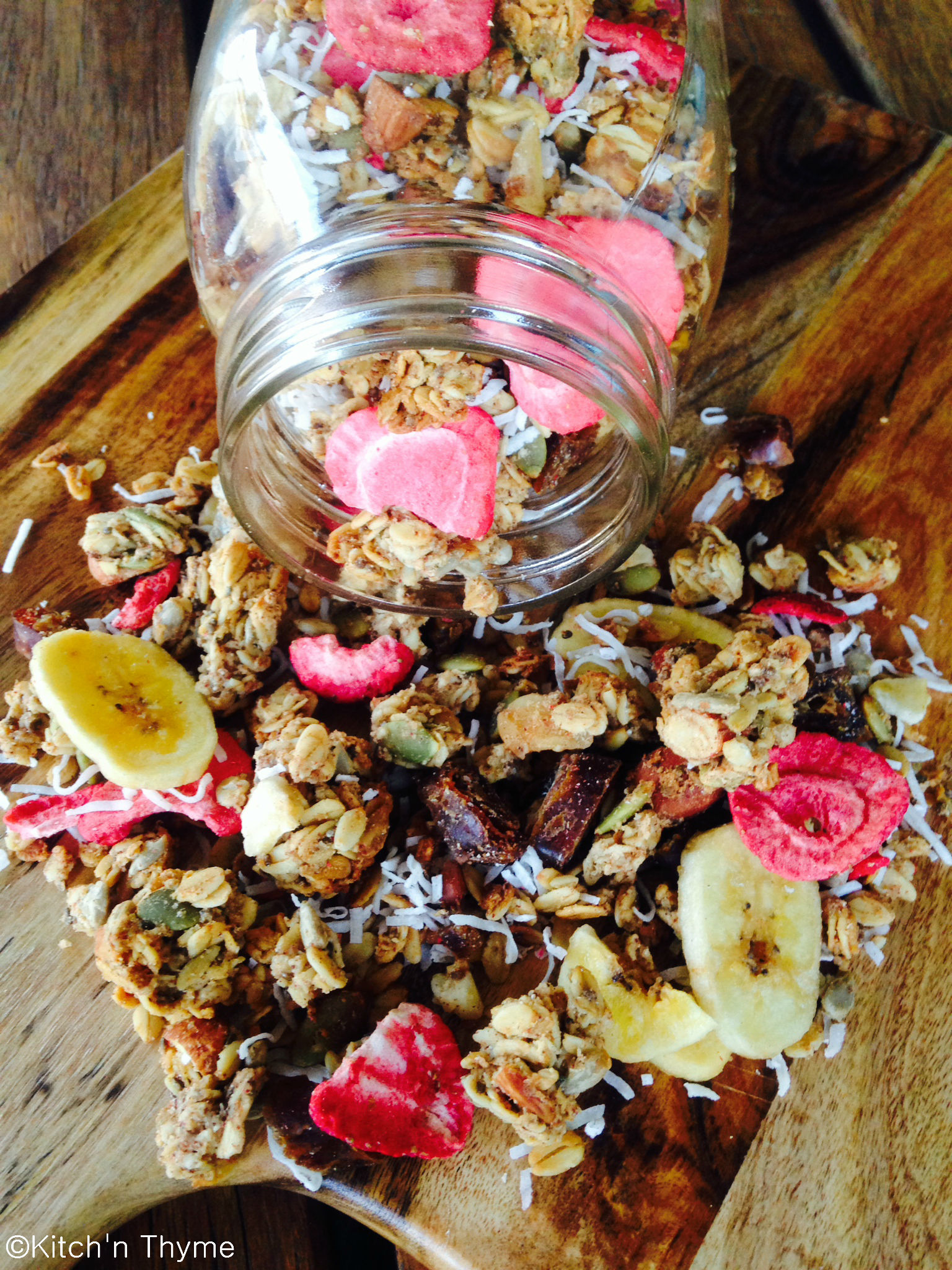 Coconut And Strawberry Granola ~ Kitchn Thyme 4582